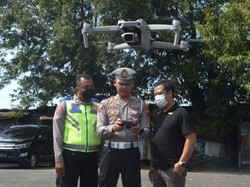 ETLE Drone Diuji Coba di Brexit, 2 Menit Terbang Tangkap 20 Pelanggar