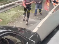 Polisi Duga TKP Pemobil Pelat RFS Kokang Senjata Terjadi di Tol Tangerang