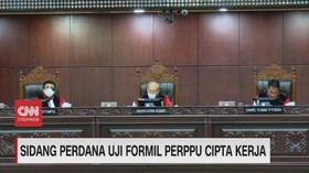 VIDEO: Sidang Perdana Uji Formil Perppu Cipta Kerja