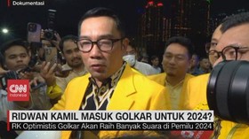VIDEO: Ridwan Kamil Masuk Golkar Untuk 2024?