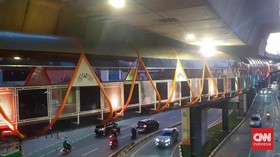 Skywalk Kebayoran Lama Siap Diuji Coba Hari Ini