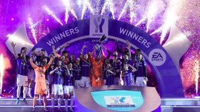 FOTO: Pesta Inter Milan Juara Supercoppa Italia 2022
