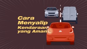 INFOGRAFIS: Cara Menyalip Kendaraan yang Aman