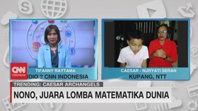 VIDEO: Nono, Juara Lomba Matematika Dunia