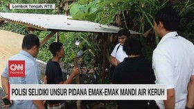 VIDEO: Polisi Selidiki Unsur Pidana Emak-Emak Mandi Air Keruh