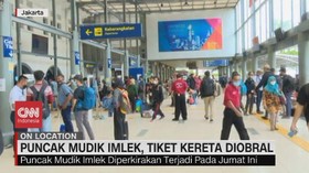 VIDEO: Puncak Mudik Imlek, Tiket Kereta DIobral