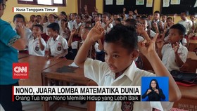 VIDEO: Nono, Juara Lomba Matematika Dunia Asal Kupang NTT