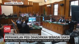 VIDEO: Perwakilan PSSI Dihadirkan Sebagai Saksi
