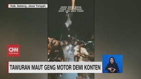 VIDEO: Tawuran Maut Geng Motor Demi Konten