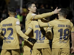 Lewandowski Brace, Barcelona Bantai Ceuta 5 Gol Tanpa Balas