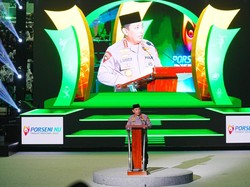 Kapolri Gelorakan Semangat Persatuan saat Tutup Porseni NU