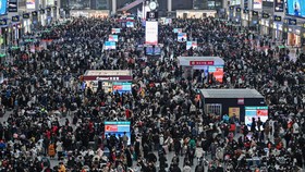 FOTO: Migrasi Manusia Terbesar di Dunia Kala Tahun Baru China