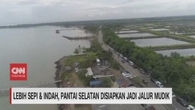 VIDEO: Lebih Sepi & Indah, Pantai Selatan Disiapkan Jadi Jalur Mudik