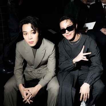Bertemu di Paris Fashion Week, Jimin & J-Hope Bakal Kolaborasi dengan J Balvin?