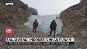 VIDEO: Salju Abadi Indonesia Akan Punah