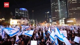 VIDEO: Unjuk Rasa Pemerintahan Baru PM Netanyahu Terus Terjadi