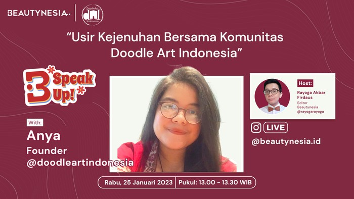 Usir Bosan dengan Menggambar Bareng Doodle Art Indonesia di B-Speak Up! Usir Bosan dengan Menggambar Bareng Doodle Art Indonesia di B-Speak Up!