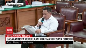 VIDEO: Bacakan Nota Pembelaan, Kuat Ma'ruf: Saya Dituduh