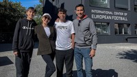 Momen Donna & Darius Temui 2 Anaknya Ikut Turnamen Sepakbola di Spanyol, 3 Bln Terpisah