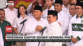 VIDEO: Peresmian Kantor Sekber Gerindra-PKB