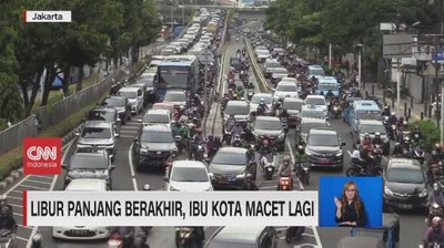 img-title VIDEO: Libur Panjang Berakhir, Ibu Kota Macet Lagi