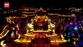 VIDEO: Ketika Terangnya Lampion Menyinari China kala Imlek