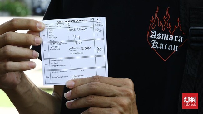 Kemenkes: 40 Juta E-Tiket Vaksin Booster Kedua Mulai Dikirim Hari Ini Kemenkes mengatakan sebanyak 40 juta tiket elektronik atau e-tiket vaksinasi virus Covid-19 booster kedua mulai dikirim kepada masyarakat, Rabu (24/1).