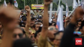 Poin-poin Demo Perangkat Desa di DPR: Kejelasan Status hingga Honor RT