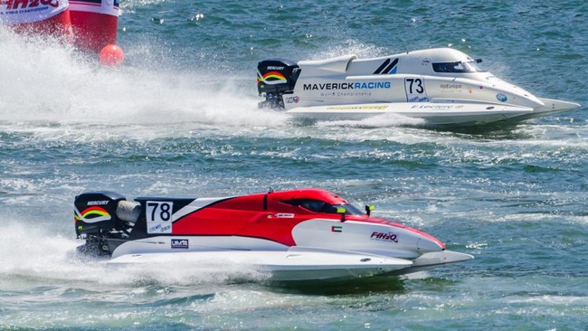 Menyambut F1H2O pertama di Indonesia, PLN menyiagakan pasokan listrik berlapis dan personel siaga di Danau Toba, Sumatera Utara.