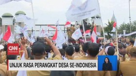 VIDEO: Unjuk Rasa Perangkat Desa Se-Indonesia