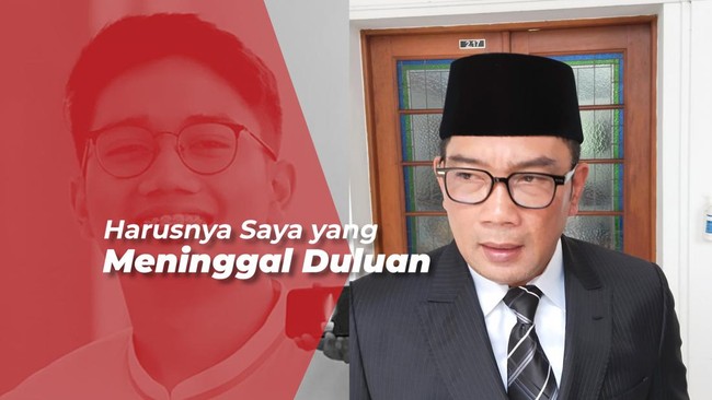 Tangis Ridwan Kamil Ceritakan Kematian Eril Jadi Cobaan Hidup Terberat