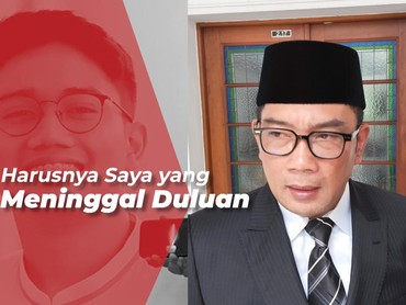 Tangis Ridwan Kamil Ceritakan Kematian Eril Jadi Cobaan Hidup Terberat