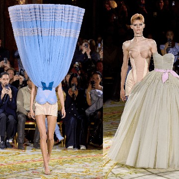 img-title Parade Busana Unik di Viktor & Rolf Couture 2023, Gaun Indah Dikenakan Miring dan Terbalik Curi Atensi!