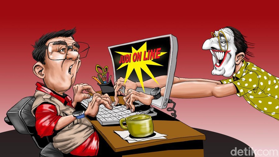 Ilustrasi Hacker Ilustrasi hacker mengambil alih kendali situs web.