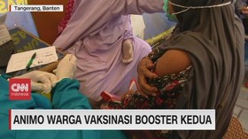 VIDEO: Animo Warga Vaksinasi Booster Kedua