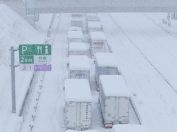 Hujan Salju Bikin 7.000 Orang Terjebak di Bandara Jepang