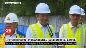 VIDEO: Jokowi Respons Perpanjangan Jabatan Kepala Desa