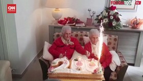 VIDEO: Perayaan HUT Nenek Kembar Berusia 200 Tahun Asal Italia