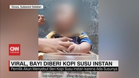VIDEO: Viral, Bayi Diberi Kopi Susu Instan
