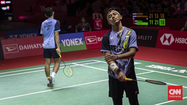 Laga dramatis Fajar Alfian/Muhammad Rian Ardianto pada babak pertama All England menjadi perbincangan netizen.