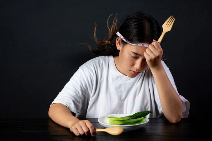 Ilustrasi stres diet