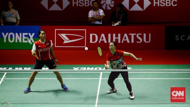 Ganda putri Indonesia Lanny Tria Mayasari/Ribka Sugiarto gagal melaju ke babak semifinal Thailand Masters 2023, Jumat (3/2).