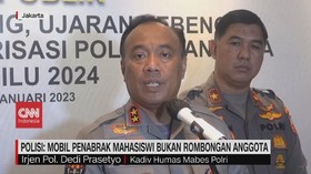 VIDEO: Polisi: Mobil Penabrak Mahasiswi Bukan Rombongan Anggota