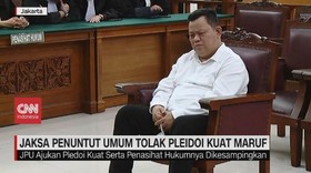 VIDEO: Jaksa Penuntut Umum Tolak Pledoi Kuat Maruf