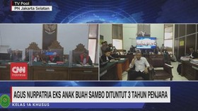 VIDEO: Agus Nurpatria Eks Anak Buah Sambo Dituntut 3 Tahun Penjara