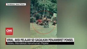 VIDEO: Viral, Aksi Pelajar SD Gagalkan Penjambret Ponsel