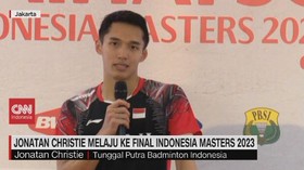 VIDEO: Jonatan Christie Melaju ke Final Indonesia Masters 2023