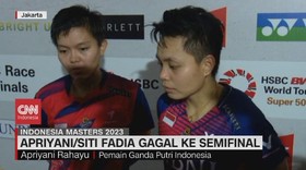 VIDEO: Apriyanti/Siti Fadia Gagal ke Semifinal