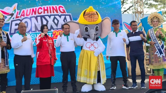Gajah Putih Jadi Maskot PON 2024 dari Aceh Menpora Zainudin Amali mengenalkan maskot gajah putih atau Po Meurah untuk Pekan Olahraga Nasional (PON) XXI Aceh-Sumut 2024.