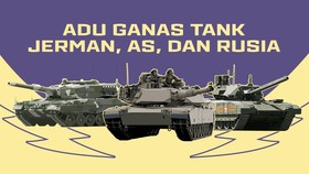 INFOGRAFIS: Adu Kuat Tank AS Cs vs Rusia di Ukraina
